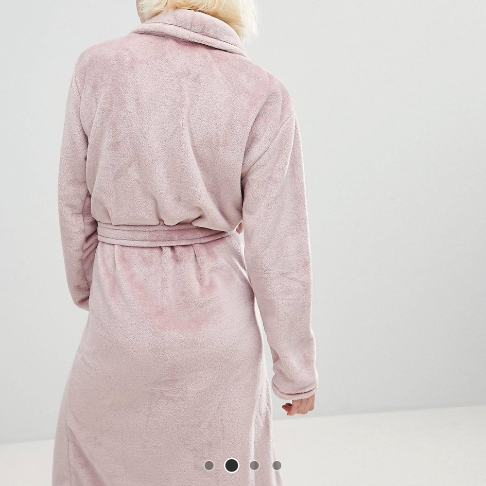 ASOS Pink Soft Robe - Picture 2 of 10
